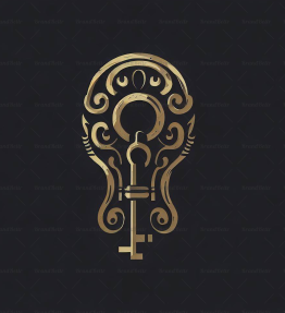 Antikes Schlüsselloch